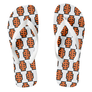 Idaho State University Bold Bengals Logo Jandals