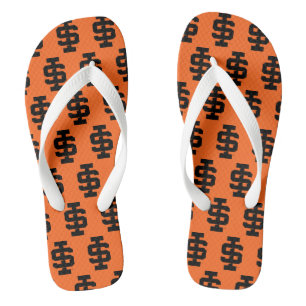 Idaho State University Bold Bengals Logo Jandals
