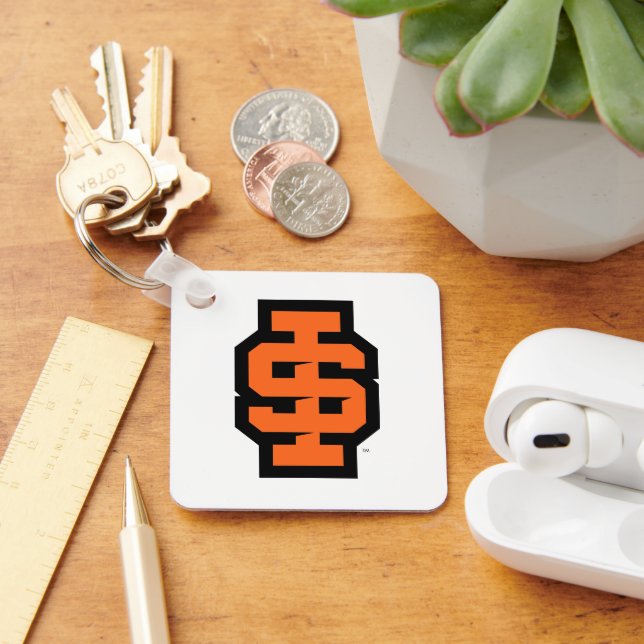 Idaho State University Bold Bengals Logo Key Ring (Desk)