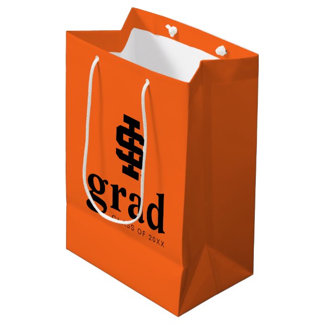 Idaho State University Bold Bengals Logo Medium Gift Bag (Front Angled)