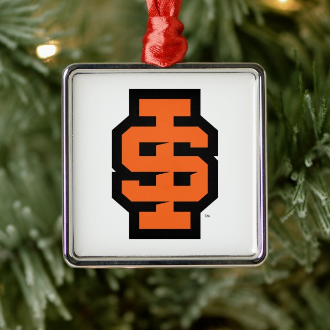 Idaho State University Bold Bengals Logo Metal Tree Decoration (Tree)