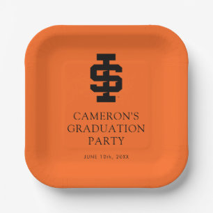 Idaho State University Bold Bengals Logo Paper Plate