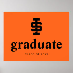 Idaho State University Bold Bengals Logo Poster