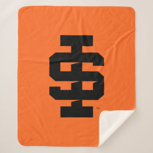 Idaho State University Bold Bengals Logo Sherpa Blanket