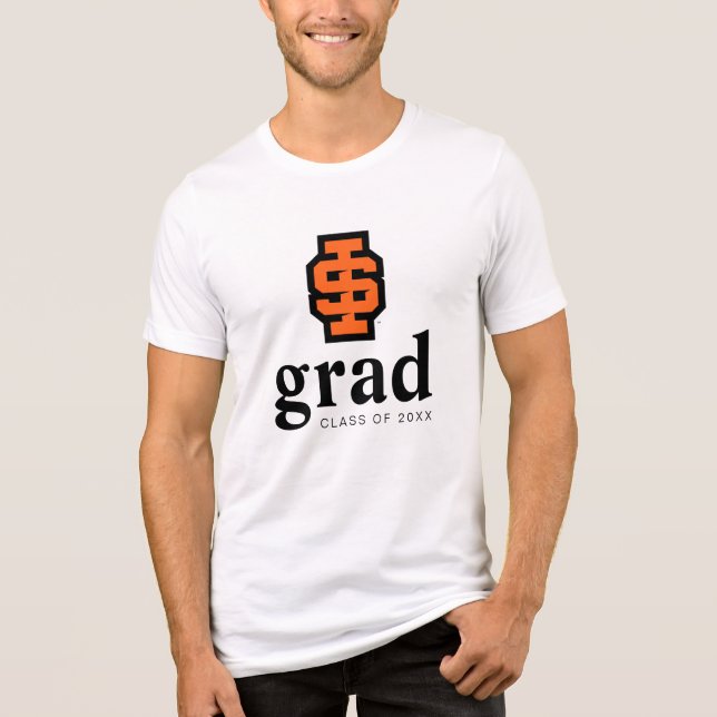 Idaho State University Bold Bengals Logo Tri-Blend Shirt (Front)