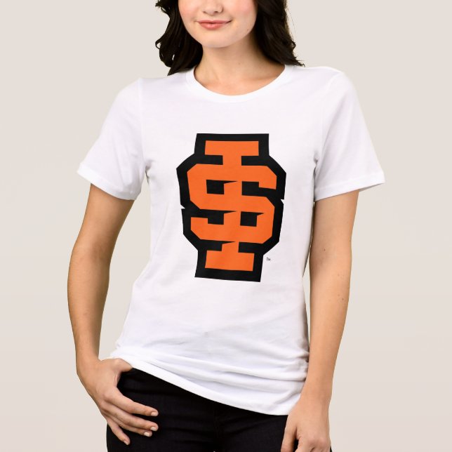 Idaho State University Bold Bengals Logo Tri-Blend Shirt (Front)