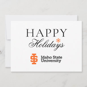 Idaho State University Official Logo Design 2 Holiday Card