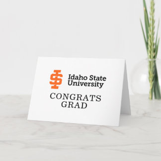 Idaho State University Official Logo Design Card