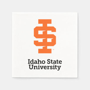 Idaho State University Official Logo Design Napkin