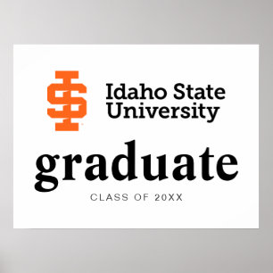 Idaho State University Official Logo Design Poster