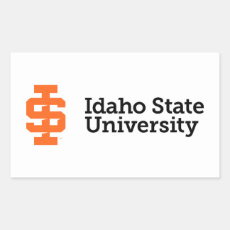 Idaho State University Official Logo Design Rectangular Sticker