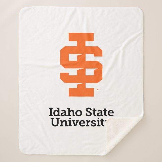 Idaho State University Official Logo Design Sherpa Blanket (Front)