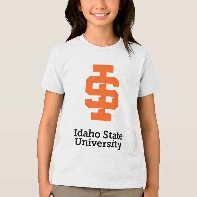 Idaho State University Official Logo Design Tri-Blend Shirt (Front)
