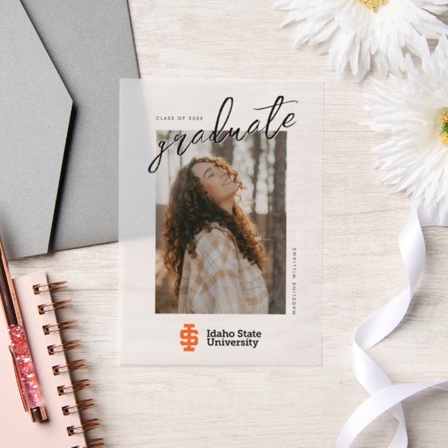 Idaho State University Official Logo Design Vellum Invitations (Wedding)