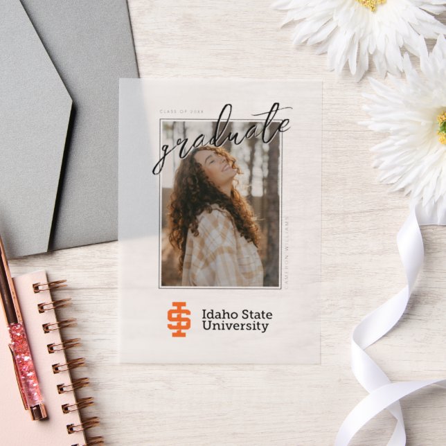 Idaho State University Official Logo Design Vellum Invitations (Wedding)
