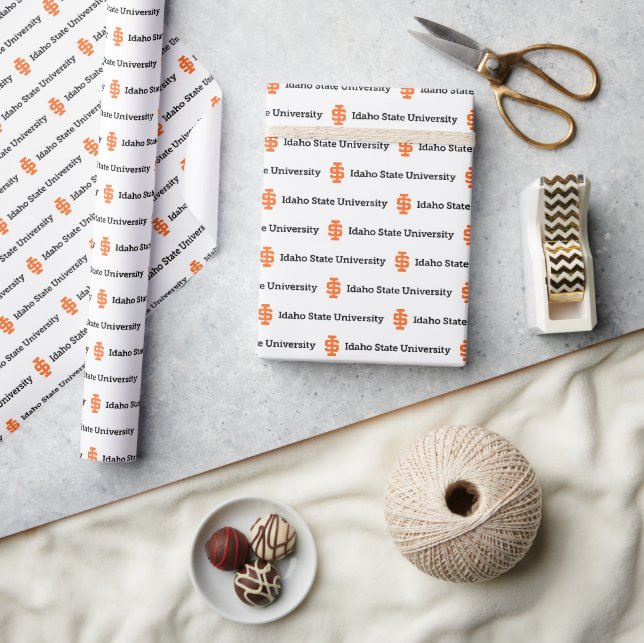 Idaho State University Official Logo Design Wrapping Paper (Crafts)