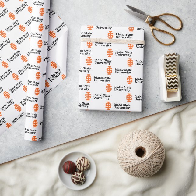 Idaho State University Official Logo Design Wrapping Paper (Crafts)