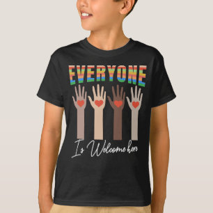 Idaho teacher, fist hand support, everyone is welc T-Shirt
