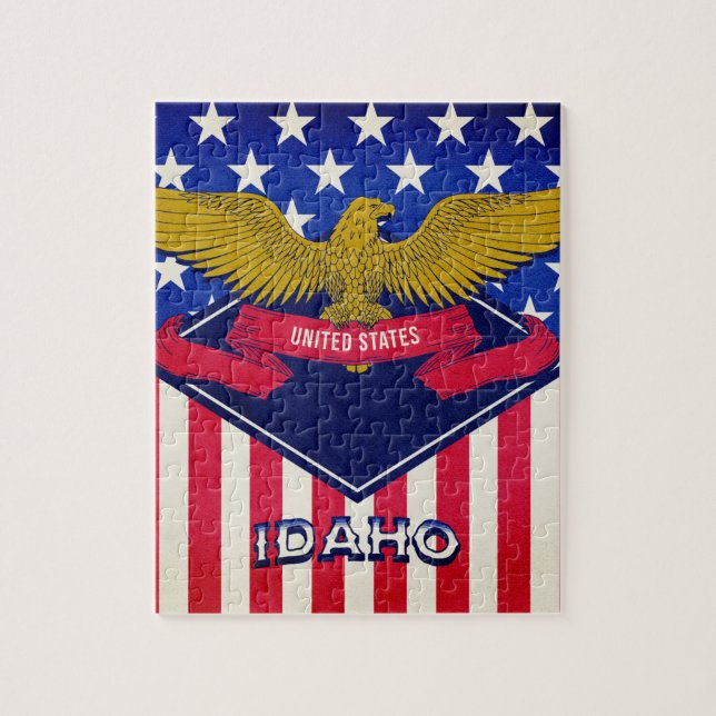 Idaho USA Flag   Jigsaw Puzzle (Vertical)