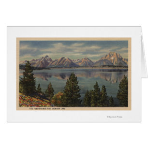 Idaho - View of the Teton Range & Jackson Lake