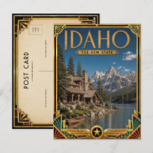 Idaho Vintage Art Deco Golden Age