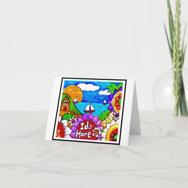 Idaho welcome, Idahome, Realtor, Ida Home Fun Card (Front)