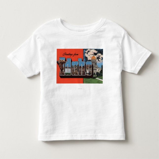 IdahoLarge Letter ScenesIdaho Toddler T-Shirt (Front)