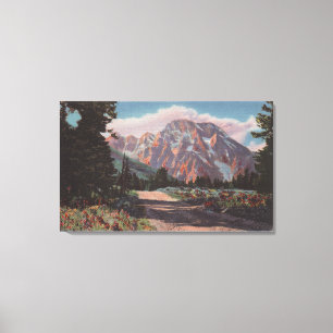 IdahoView of Grand Teton National ParkIdaho Canvas Print