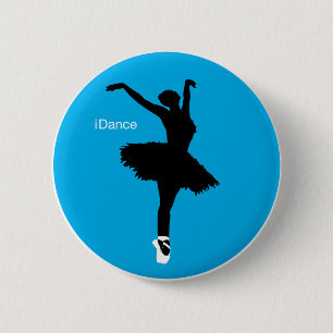 iDance (Blue) 6 Cm Round Badge