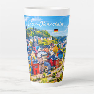Idar-Oberstein, Germany - Colourful Town Large Latte Mug