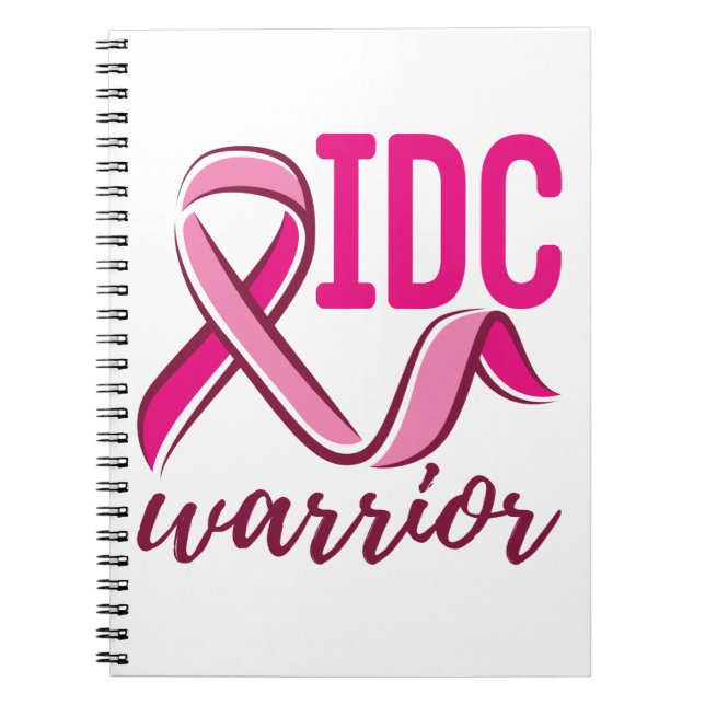 IDC Warrior Breast Cancer Awareness Notebook (Front)