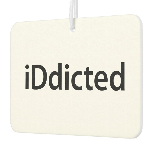 iDdicted Car Air Freshener (Left)