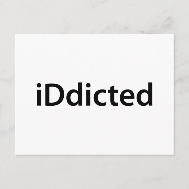 iDdicted Postcard (Front)
