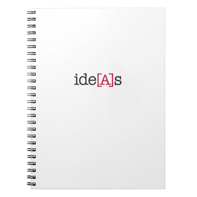 ide[A]s Spiral Notebook (Front)