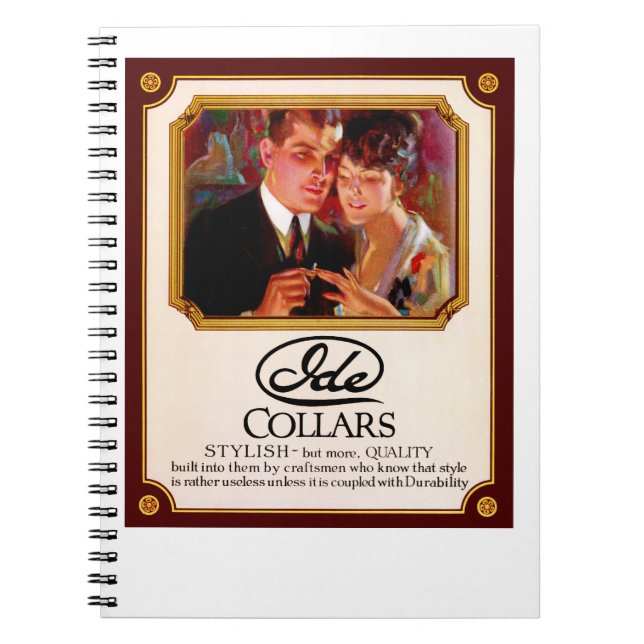 Ide Collars Spiral Notebook (Front)