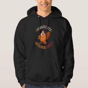 Idea Chickens Animal Motif Women Chicken Hoodie
