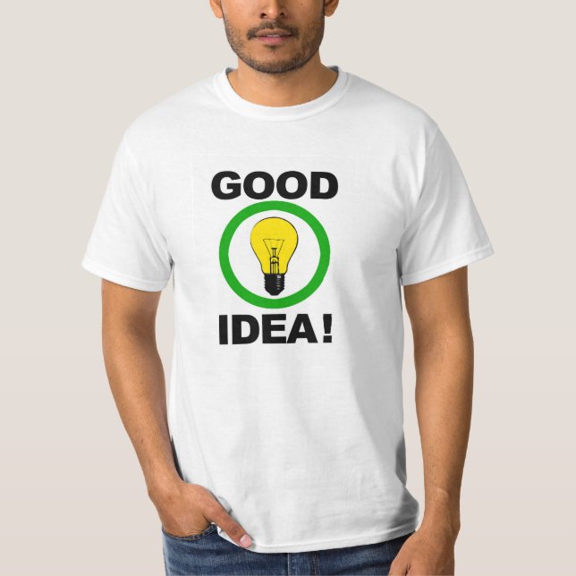 IDEA GOOD LIGHTBULB T-Shirt (Front)
