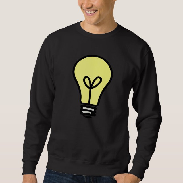 Idea Light Bulb Sweatshirt (Front)