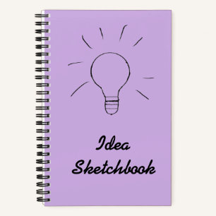 Idea Light Purple Sketchbook Notebook