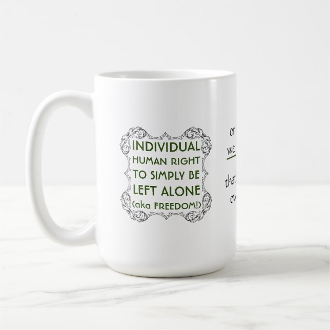 Idea of Freedom Coffee Mug (Left)