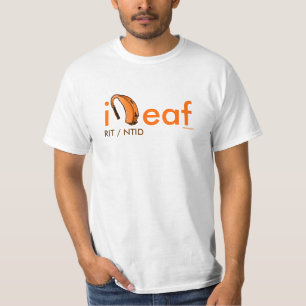 iDeaf-hearing aid, RIT/NTID -ABSdesigns T-Shirt