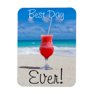 Ideal Beach Vacation Magnet