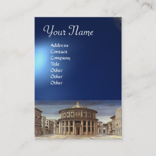 IDEAL CITY ,bright blue sapphire Business Card