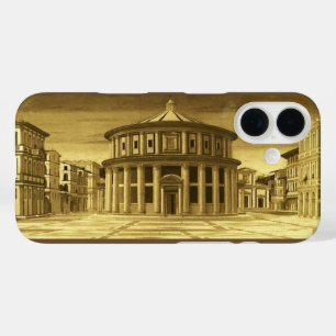 IDEAL CITY Renaissance Architect ,Gold Yellow iPhone 16 Case