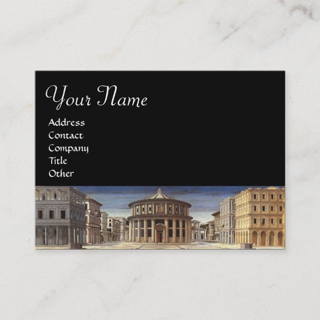 IDEAL CITY Renaissance Architecture ,Architect Business Card (Front)