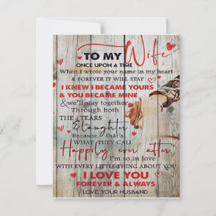 Ideal Decoration   To My Wife Letter   To My Wife Invitation