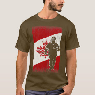 ideal for dedicated Canadian firefighters T-Shirt