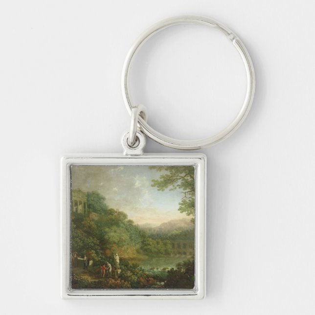 Ideal Landscape, 1776 Key Ring (Front)