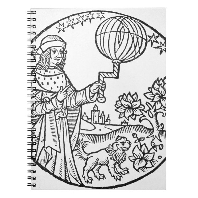 Ideal Portrait of Aristotle (384-322 BC), copy of Spiral Notebook (Front)