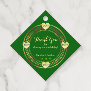 Ideal Wedding Party Events Favour Tags